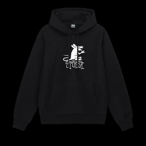 Stussy Rat Hoodie 'Black'