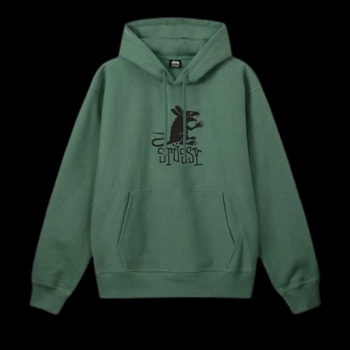 Stussy Rat Hoodie 'Green'
