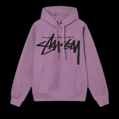Stussy Big Stock Hoodie 'Orchid'