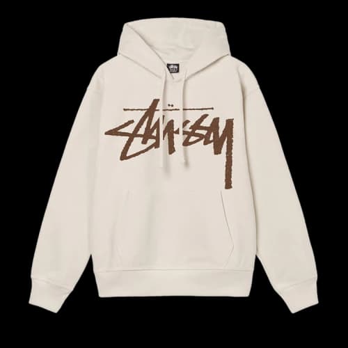 Stussy Big Stock Hoodie 'Putty'