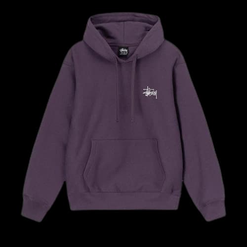 Stussy Basic Hoodie Grape