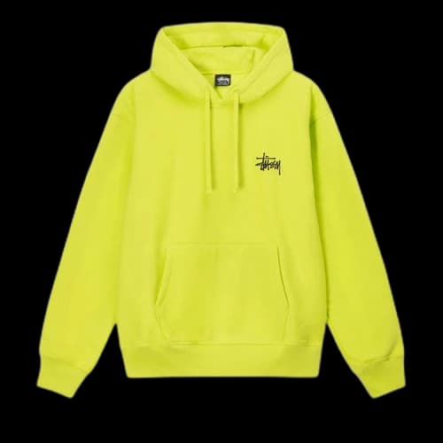 Stussy Basic Hoodie 'Keylime'