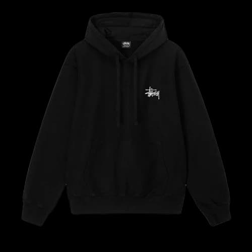 Stussy Basic Pigment Dyed Hoodie Black