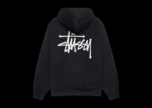 Stussy Basic Pigment Dyed Hoodie Black