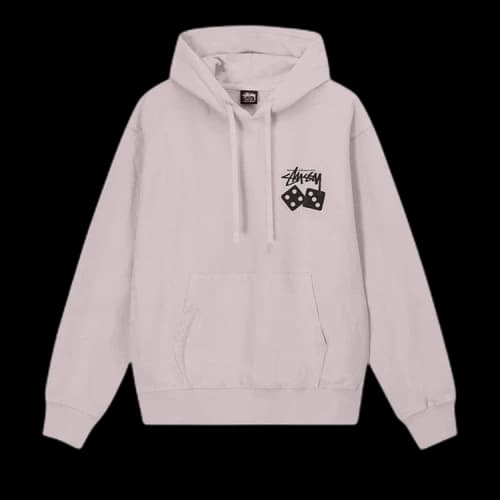 Stussy Dice Pigment Dyed Hoodie 'Blush'