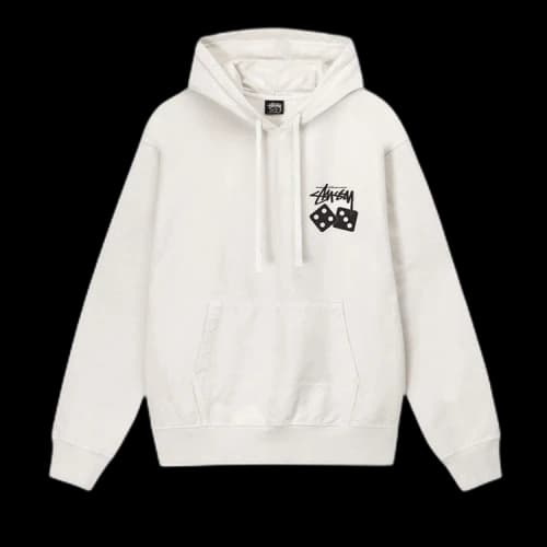 Stussy Dice Pigment Dyed Hoodie 'Natural'