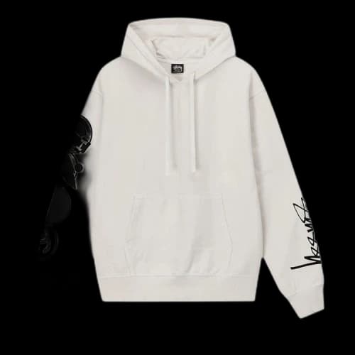 Stussy Stacked Pigment Dyed Hoodie 'Natural'
