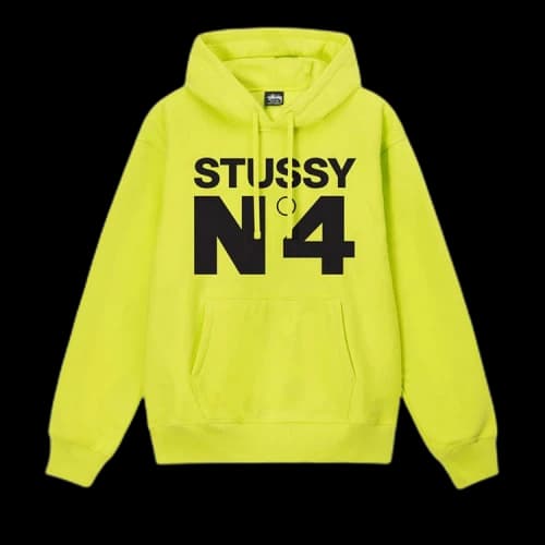Stussy No.4 Hoodie Keylime