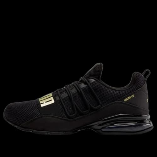 PUMA Cell Regulate Woven Black/Gold Running Shoes