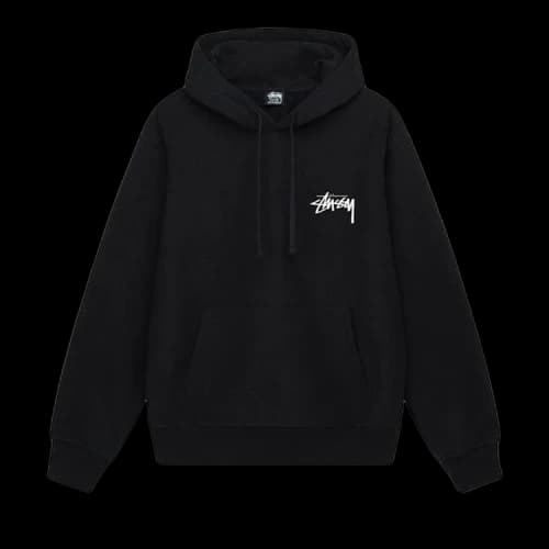 Stussy Plush Hoodie Black