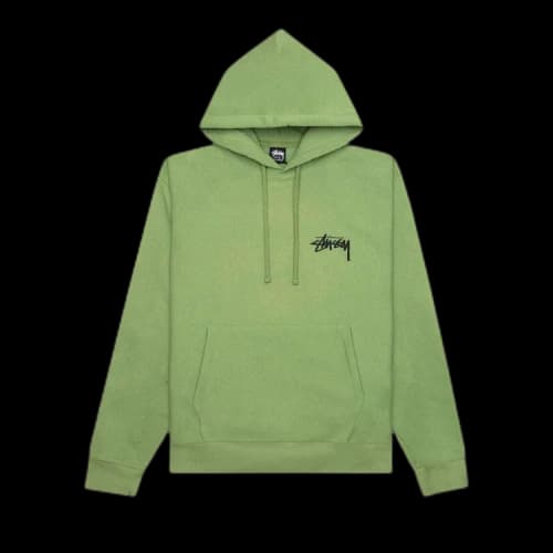 Stussy Classic Dot Hoodie Moss