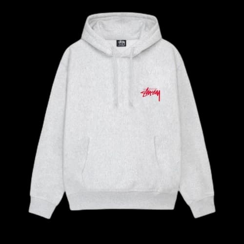 Stussy Skate Tough Hoodie 'Ash Heather'