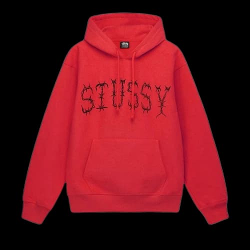 Stussy Barb Hoodie 'Red'