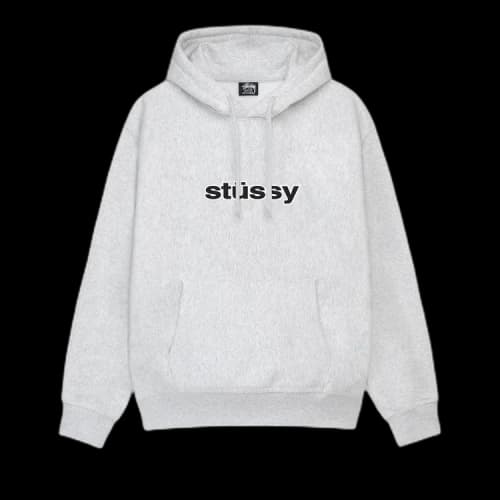 Stussy SS-Link Hoodie 'Ash Heather'