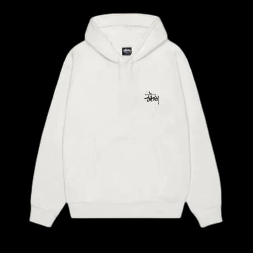 Stussy Basic Hoodie Pigment Dyed 'Natural'