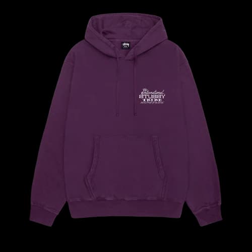 Stussy IST Hoodie Pigment Dyed 'Purple'