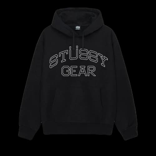 Stussy Gear Hoodie 'Black'