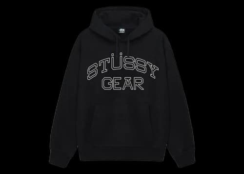 Stussy Gear Hoodie Black