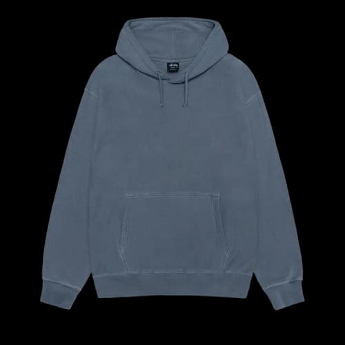 Stussy Pigment Dyed Buana Hoodie 'Navy'