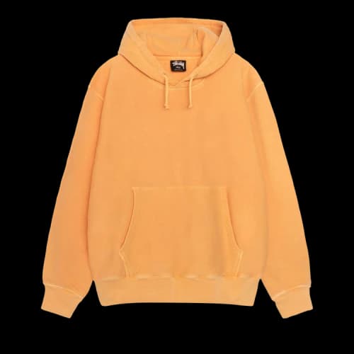 Stussy Pigment Dyed Buana Hoodie 'Orange'