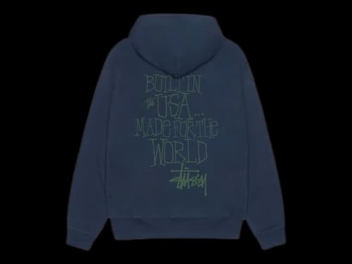 Stussy Built In USA Hoodie Navy