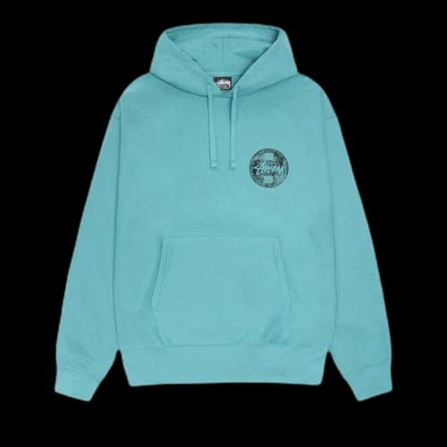 Stussy Dot Stamp Hoodie 'Ocean'