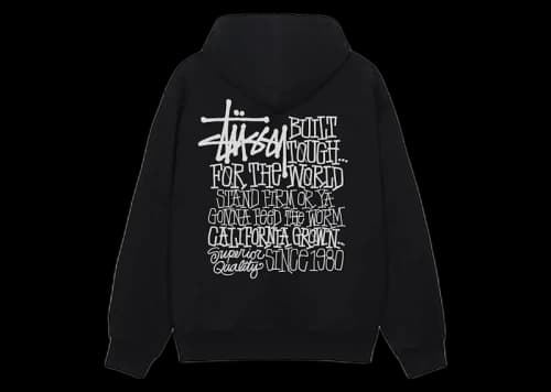 Stussy California Grown Hoodie Black