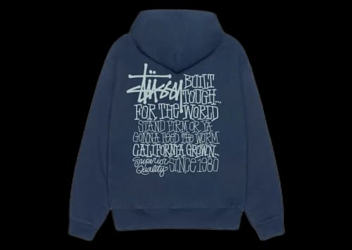 Stussy California Grown Hoodie Navy