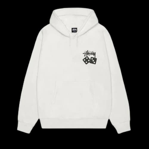 Stussy Dice Hoodie Pigment Dyed 'Natural'