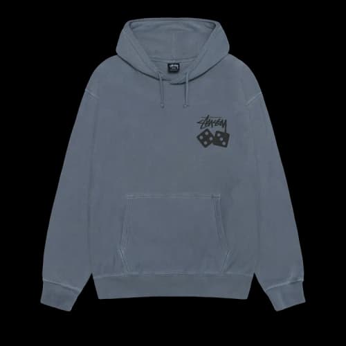 Stussy Dice Hoodie Pigment Dyed 'Navy'