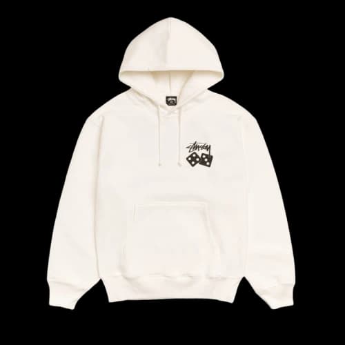 Stussy Dice Hoodie Pigment Dyed 'Natural'