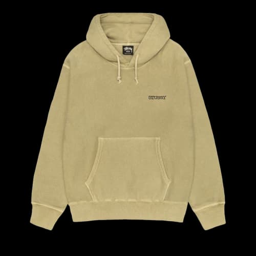 Stussy Jumbo Hoodie Pigment Dyed 'Elm'