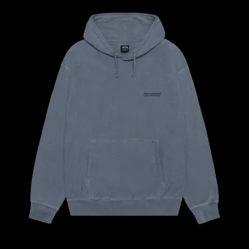 Stussy Jumbo Hoodie Pigment Dyed 'Navy'
