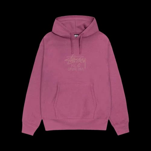 Stussy Laguna USA Hoodie Berry
