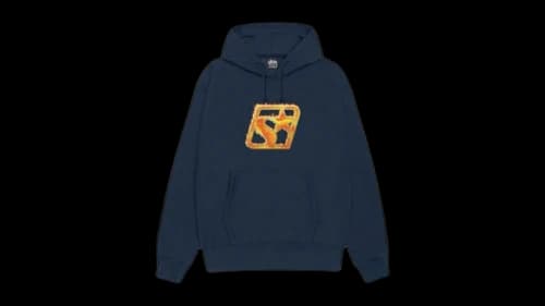 Stussy Blaze Hoodie Navy
