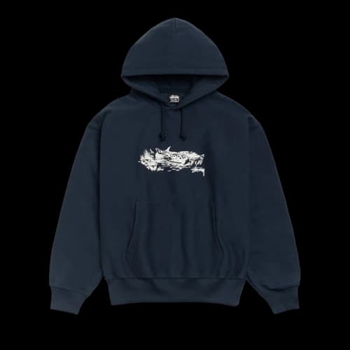 Stussy Fawn Hoodie 'Navy'