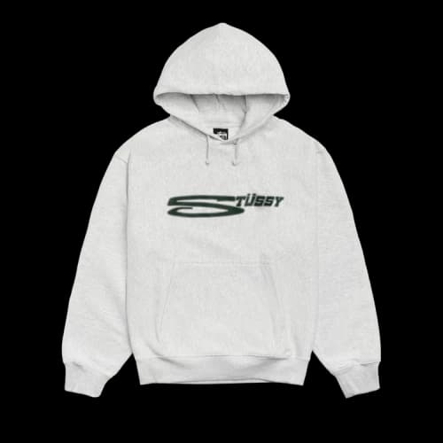 Stussy Stretch Hoodie 'Ash Heather'