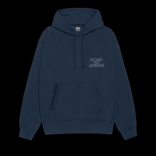 Stussy Wes Palms Hoodie 'Navy'