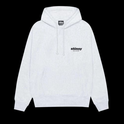 Stussy Rollers Hoodie 'Ash Heather'