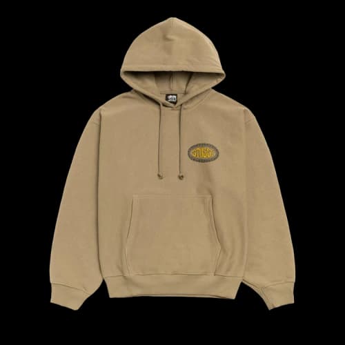 Stussy Tile Oval Hoodie 'Army'