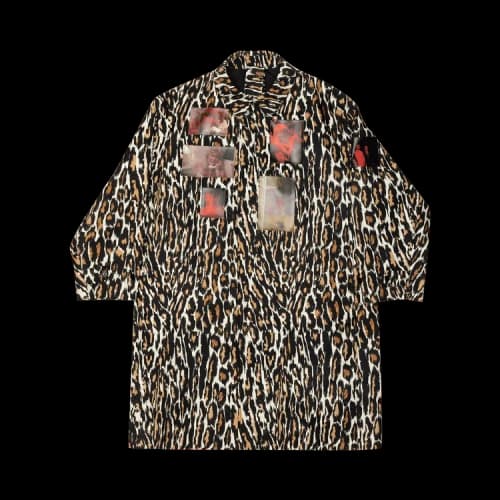 Raf Simons Animalier Coat 'Ecru Brown'