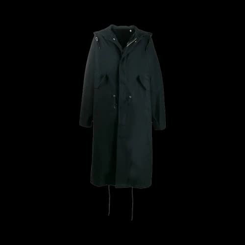 Raf Simons Oversized Photo Print Parka Coat 'Black'
