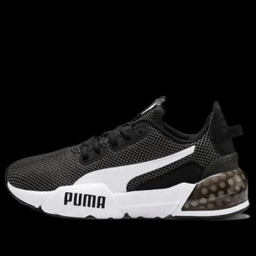 (GS) PUMA Cell Phase Low Top Running Shoes Black/White/Brown