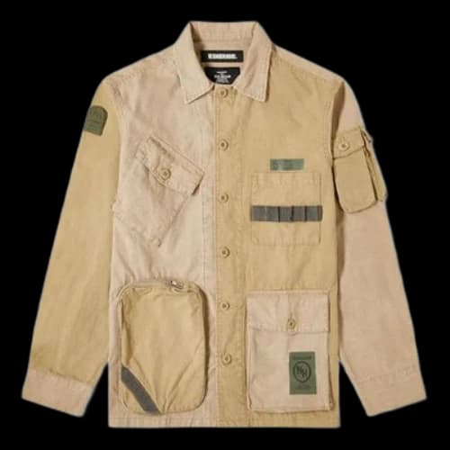 NEIGHBORHOOD QM Shirt Cargo Jacket Khaki