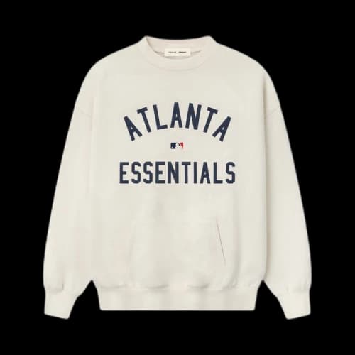 Fear of God Essentials Braves Crewneck 'Cream White'