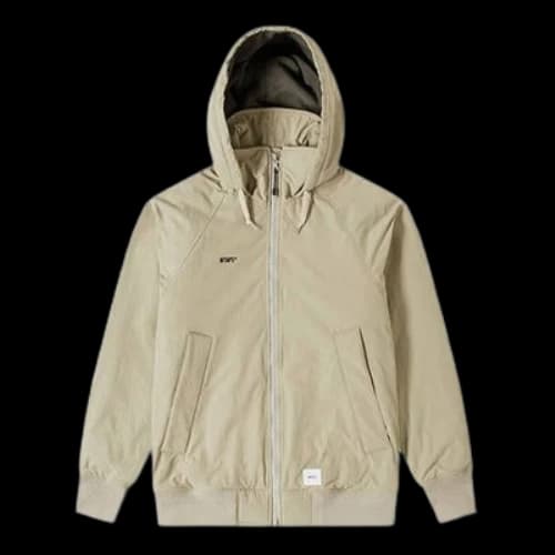 WTAPS Incom/nylon.Tussah Hooded Jacket Unisex Buff