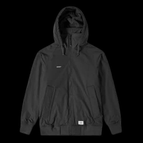WTAPS Incom/nylon.Tussah Hooded Jacket Unisex Black