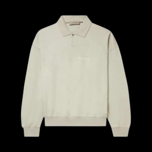 Fear of God Essentials Long-Sleeve Polo 'Wheat'