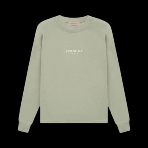 Fear of God Essentials Relaxed Crewneck 'Sea Foam'