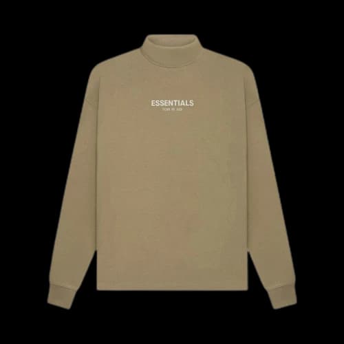 Fear of God Essentials Relaxed Mockneck 'Oak'